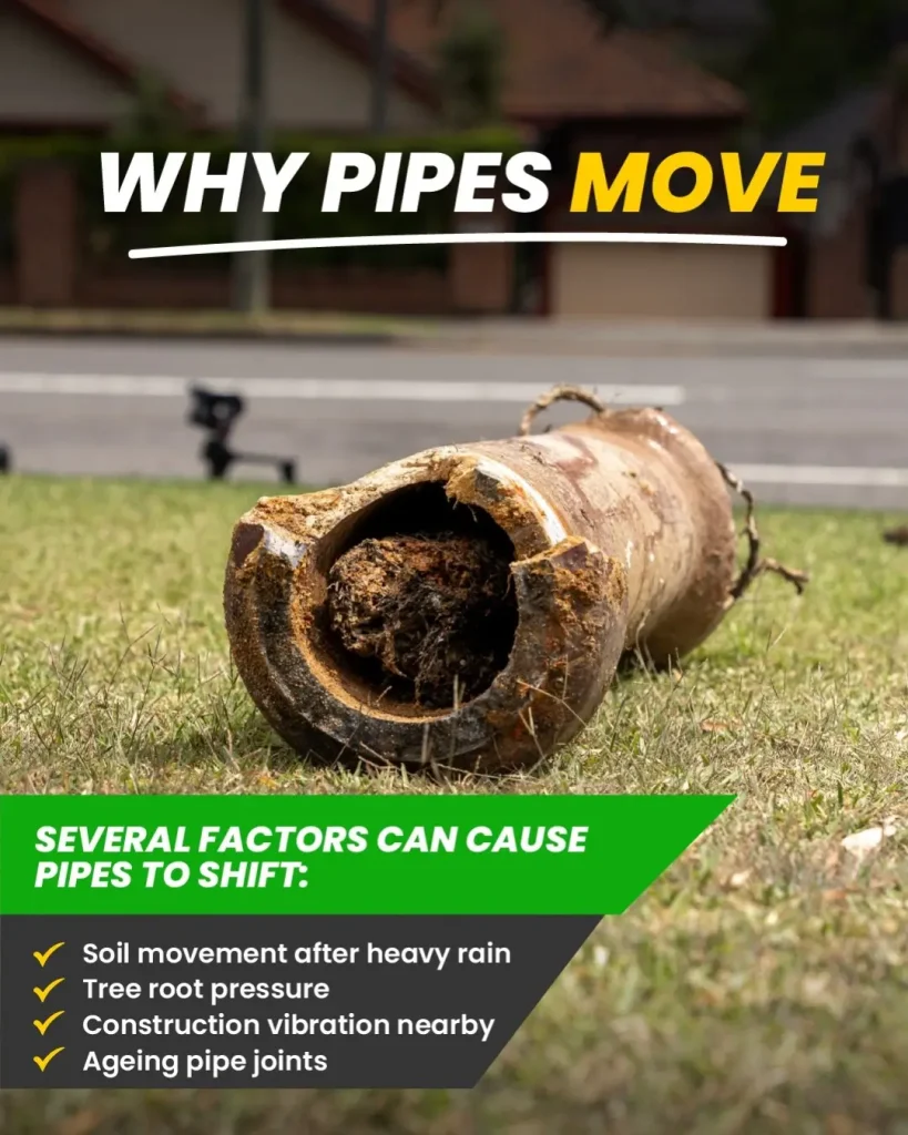 why pipes move in sydney