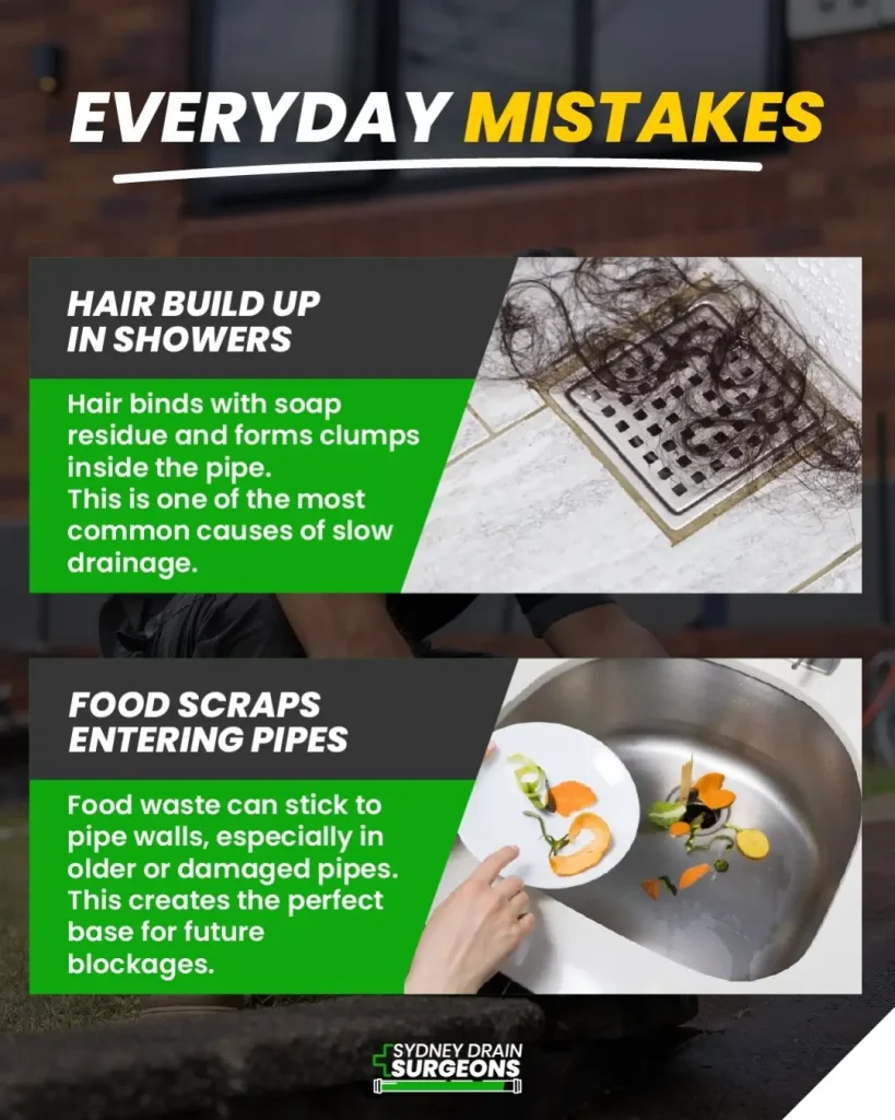 Everyday habits that damage your drains