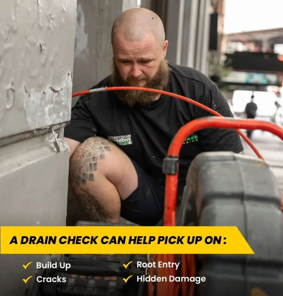 A drain check can help on